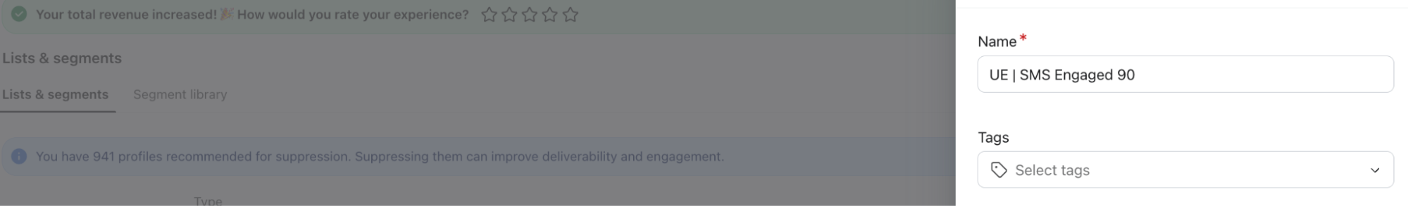 image3 1 How to Use SMS Segmentation in Klaviyo