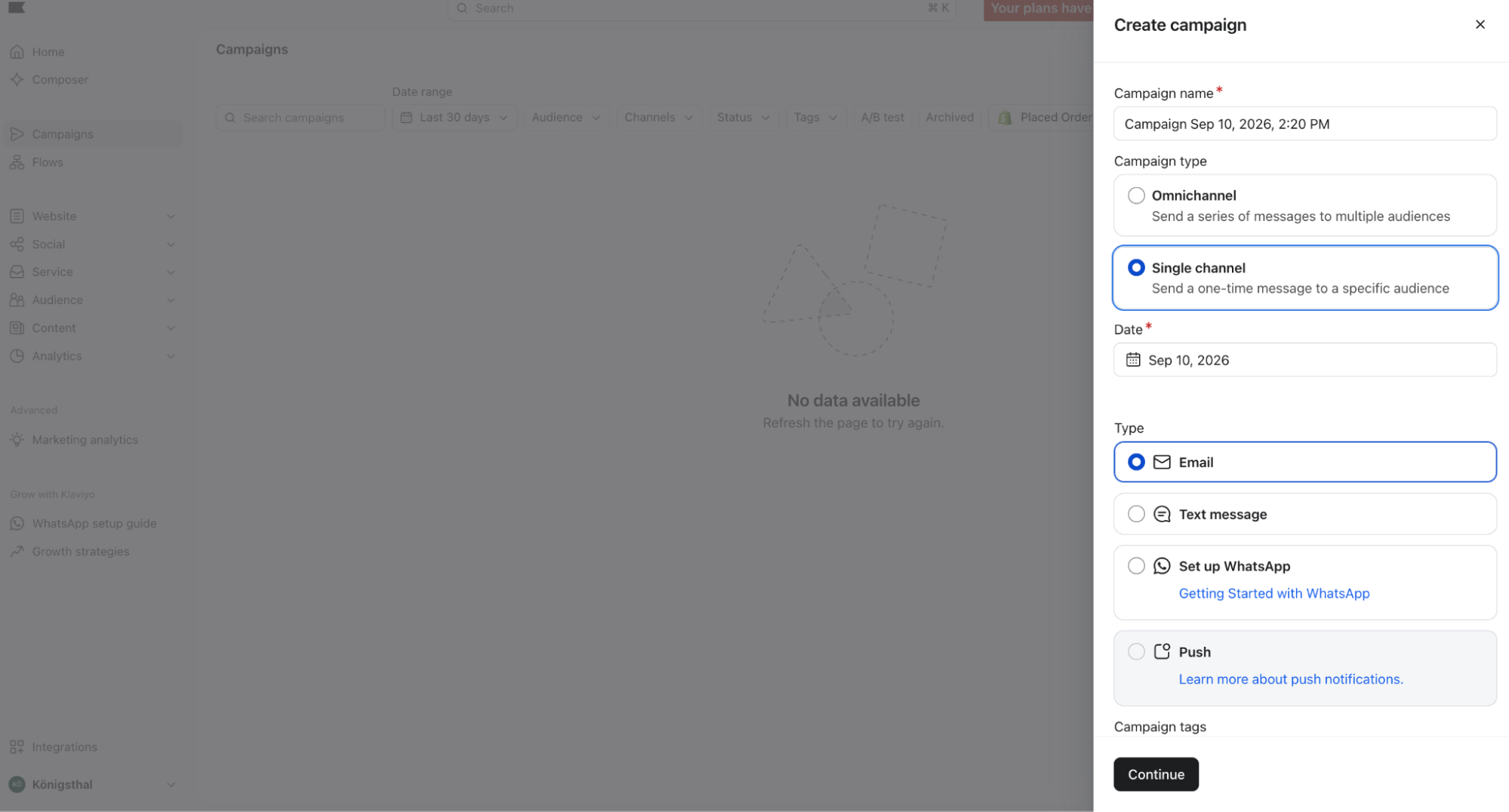 image8 2 How to Create an Email Campaign in Klaviyo