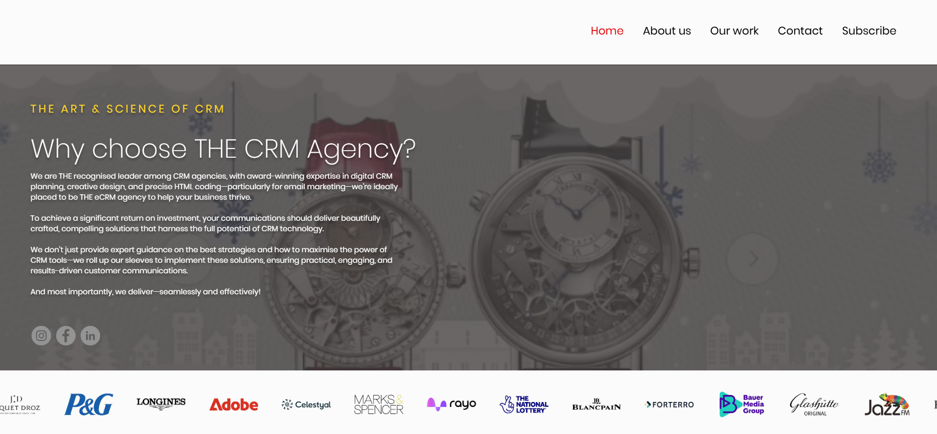 the CRM agency